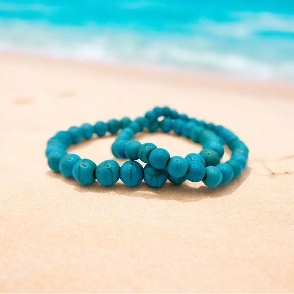 Natural Turquoise Bracelet - Picture 3 of 11